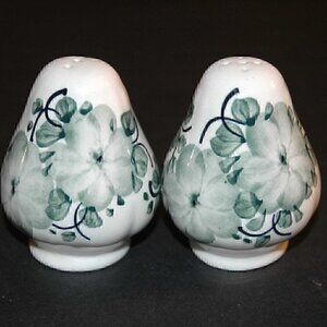 Genuine Polish Salt Pepper Shakers Hand Painted Made in Poland